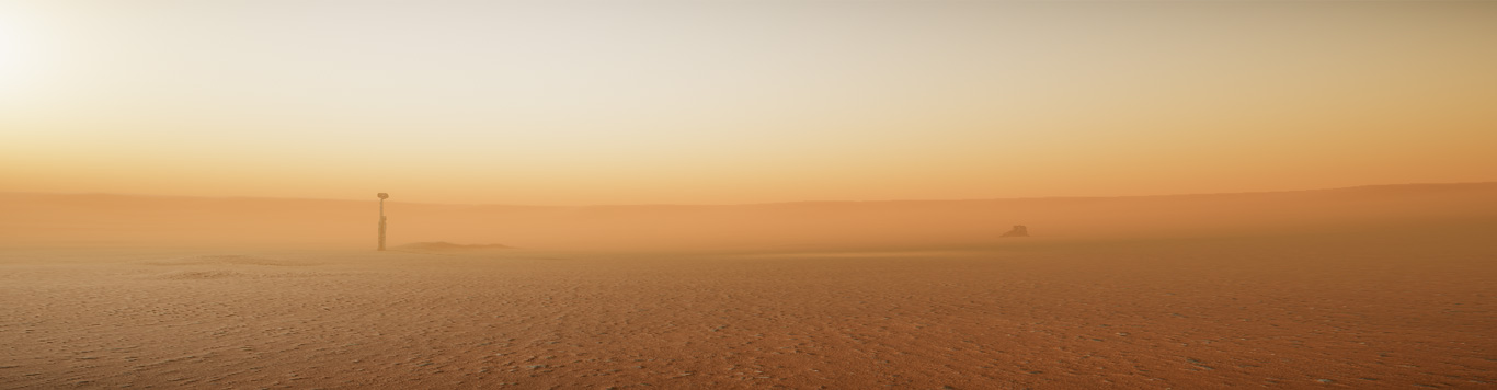 Martian landscape